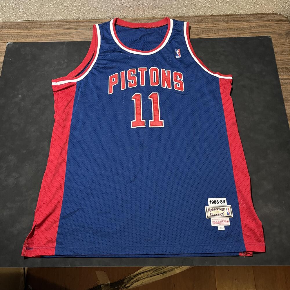 Detroit Pistons Isiah Thomas Jersey NBA Basketball Vintage USA Hardwood Classics